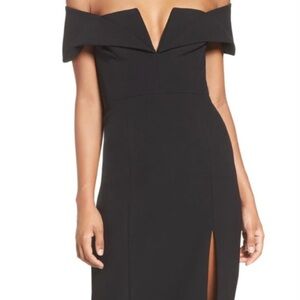 BCBG black “marquise” dress